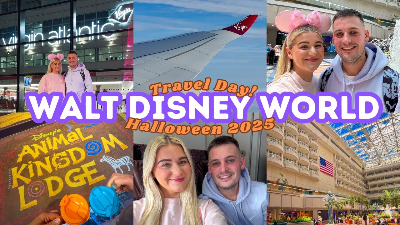WALT DISNEY WORLD 🏰 TRAVEL DAY ✈️ - Heathrow, Virgin Atlantic & Animal Kingdom Lodge &bull; Sep 2025 