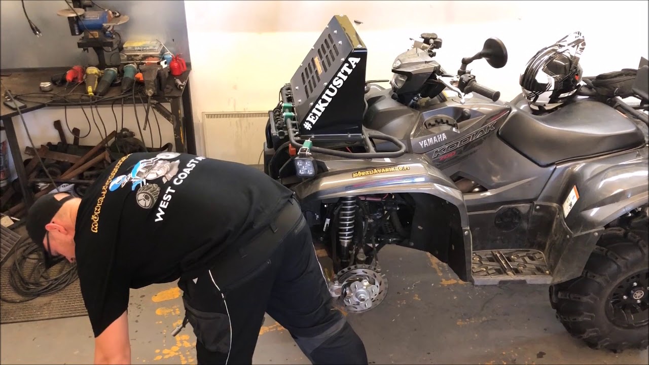 Yamaha Kodiak Highlifter-korotussarjan asennus