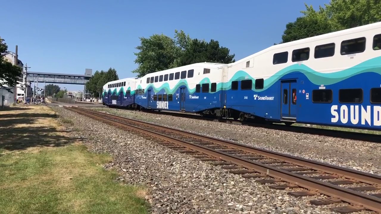 Railfanning Kent, WA 8-7-19
