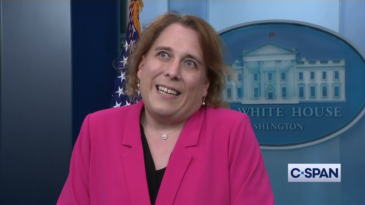 Amy Schneider Visits White House for International Transgender Day of Visibility
