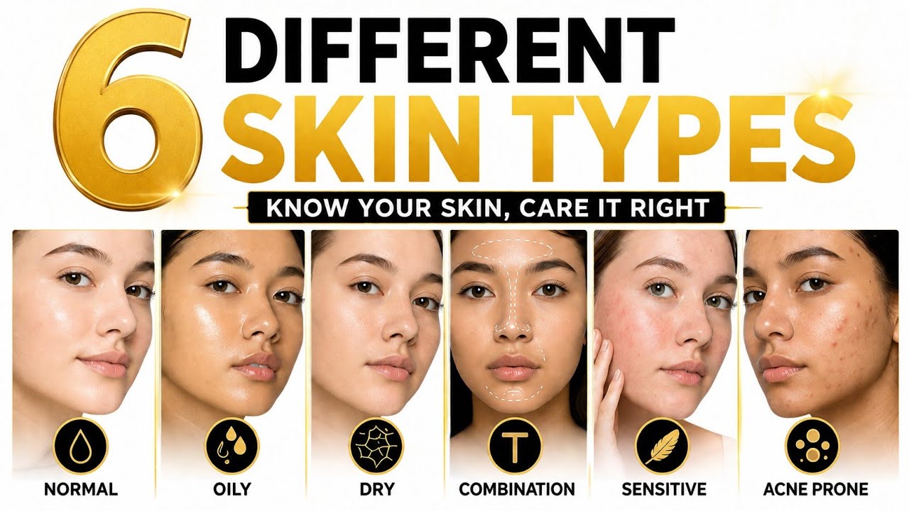 6 Basic Skin Different Types Theory / Momies Signature 