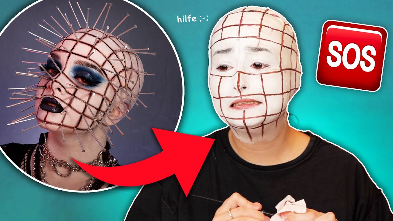 WAS IST DAS 😭 Laura schminkt ein #SPOOKTOBER Halloween Makeup Tutorial nach!