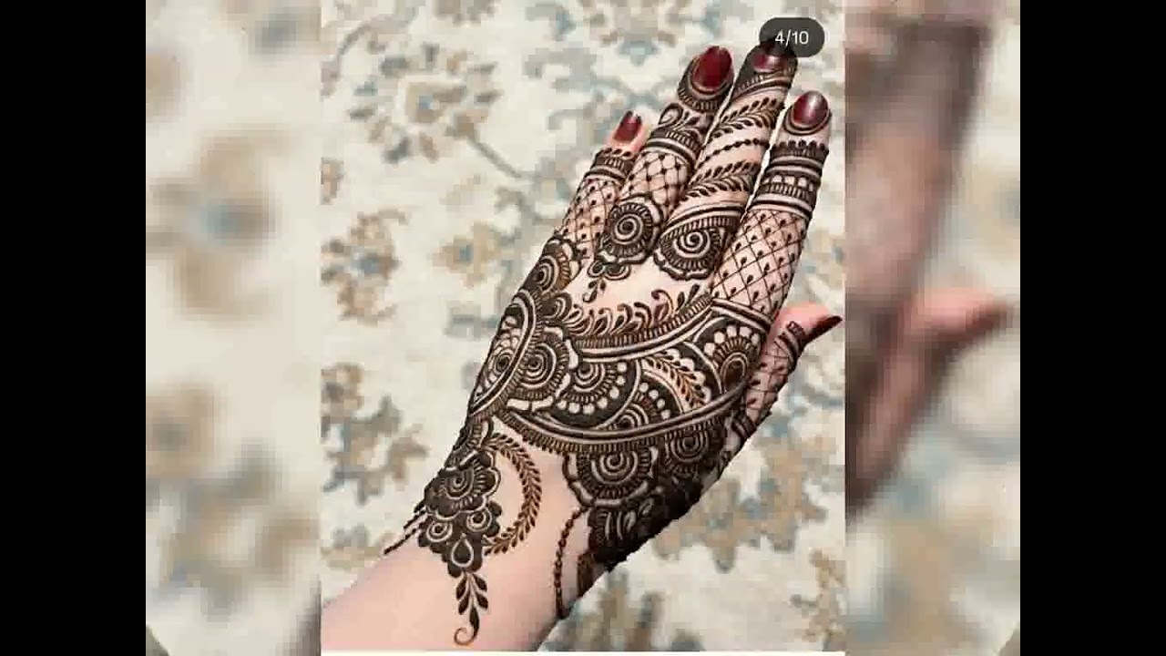 Spicial hoil back side mehndi designs 🥰