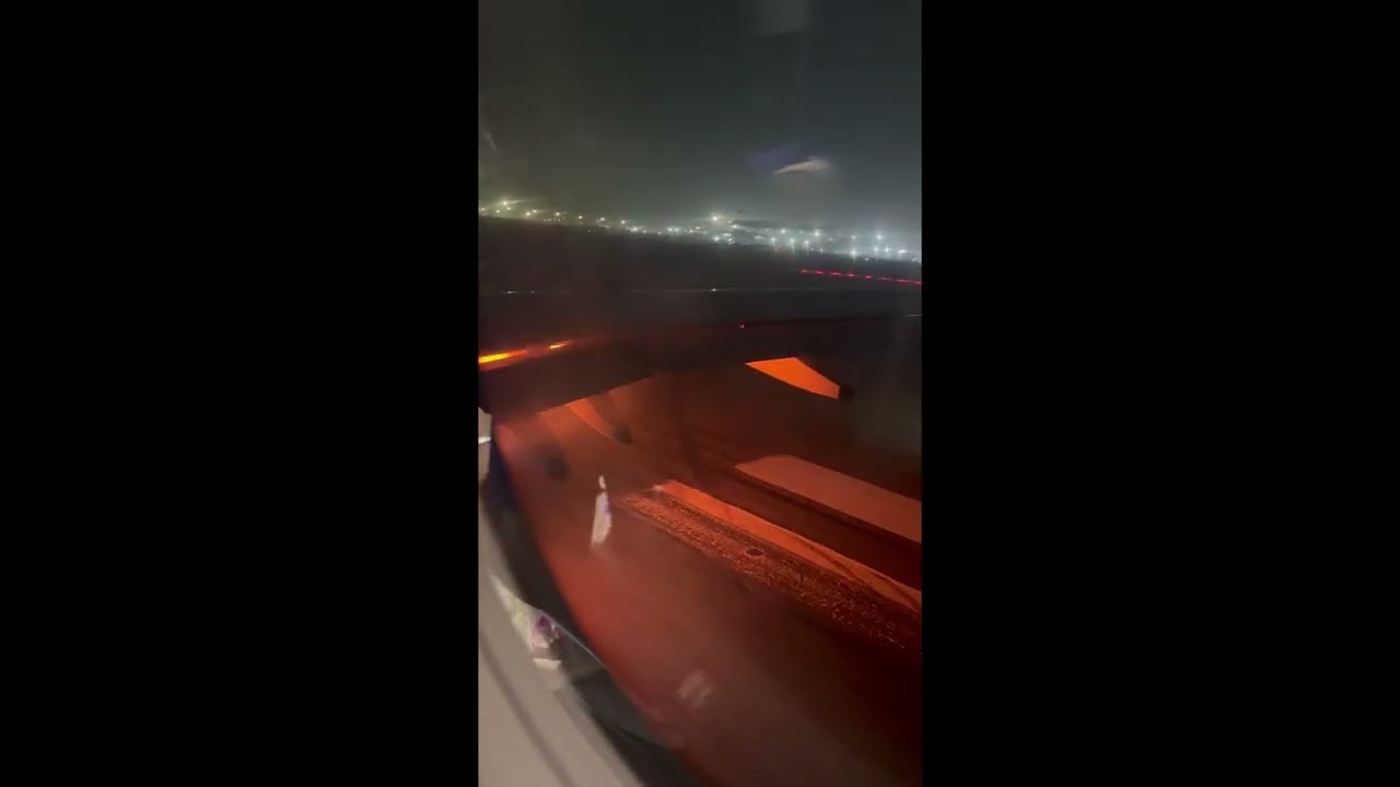 Airplane EVACUATED After Engine Catches Fire