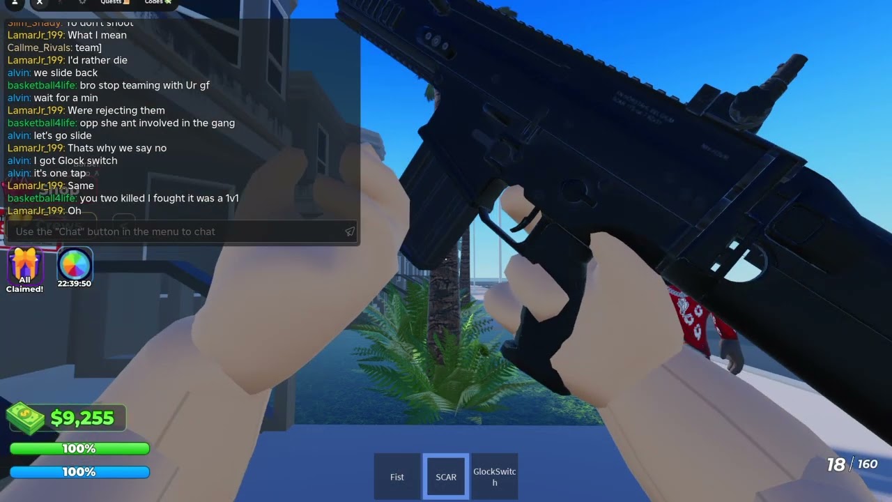 Me playing Miami Streets #Roblox #Robloxvideo