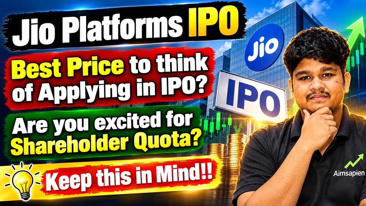 Jio Platforms IPO | Best Price to apply? | Negative listing? | Aimsapien 