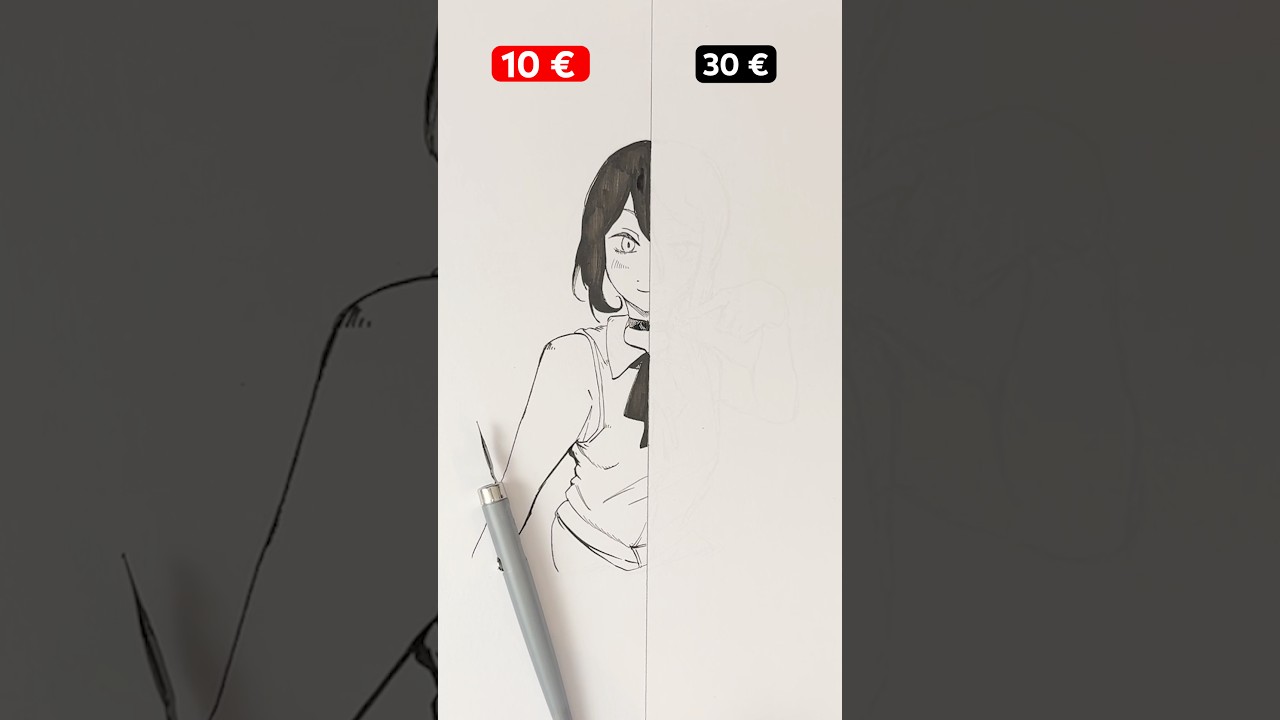MANGA tool de 10&euro; ⚡ #manga #dessin  #mangaka  #anime