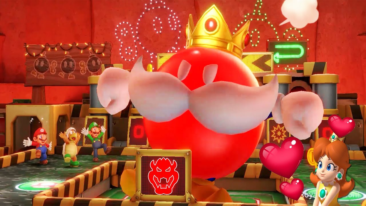 SUPER MARIO PARTY Minigames ⚡ Gold Rush Mine ⚡Team Hammer Bro VS Team Luigi & Mario (NINTENDO Games)