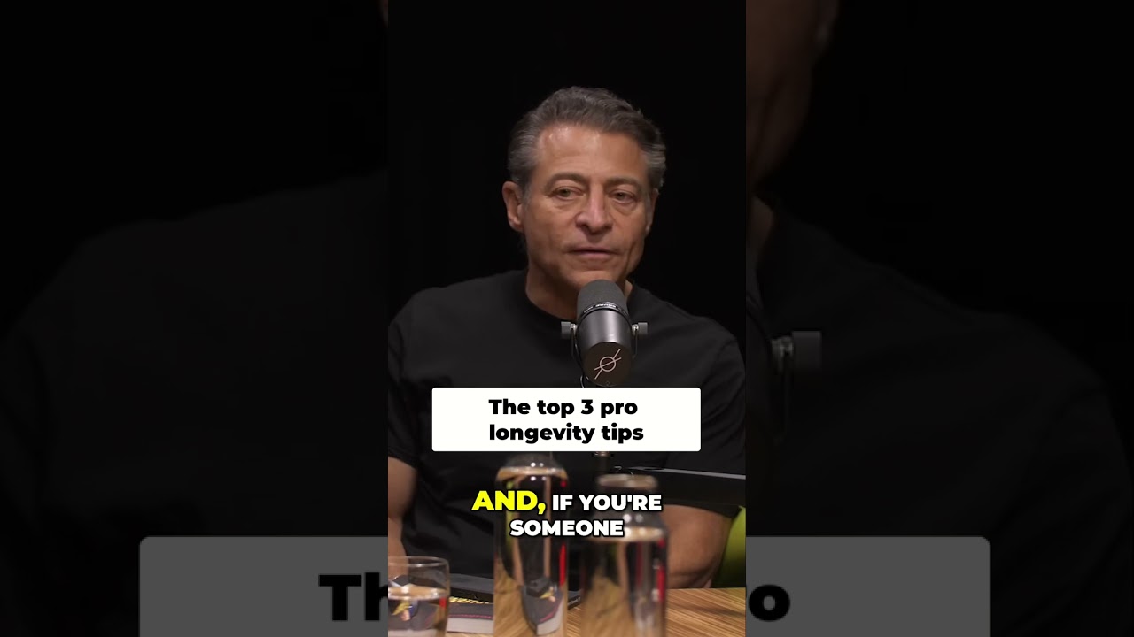 The top 3 pro longevity tips 📝 By Dr. Peter Diamandis