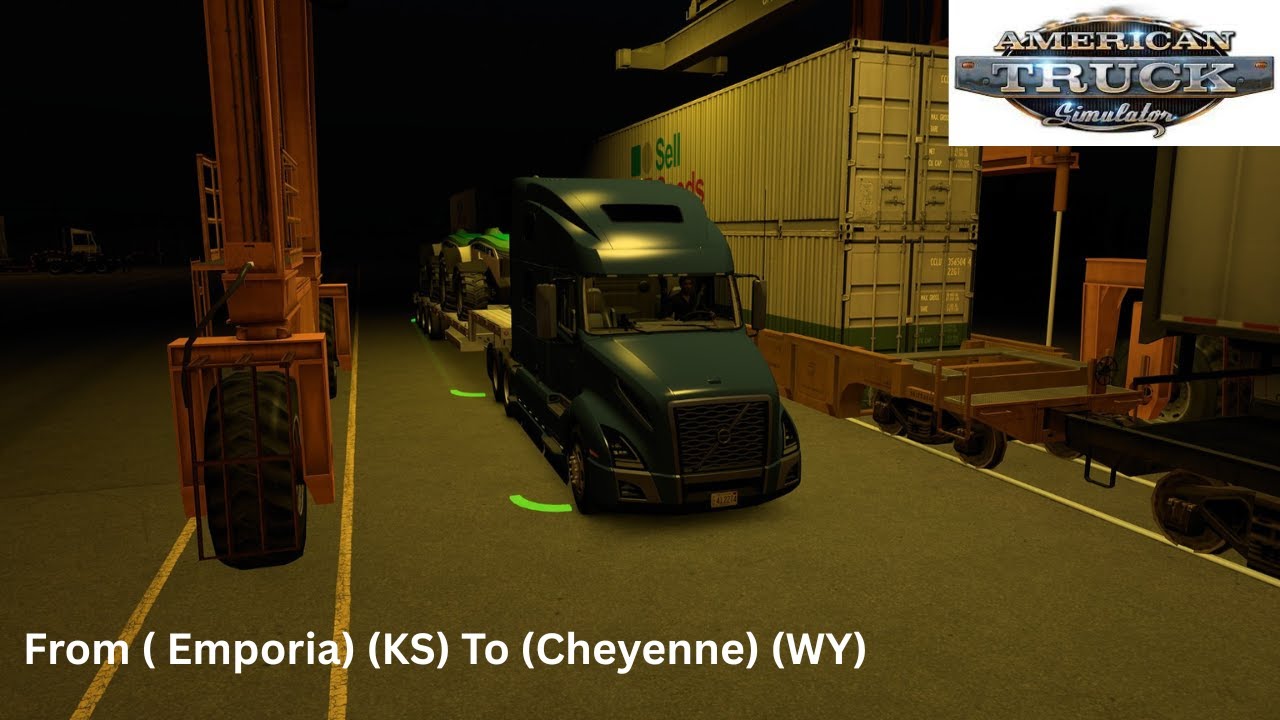 Morning Trucking Yall Today From (Emporia) (KS) To (Cheyenne)(WY) On American Truck Simulator Today!