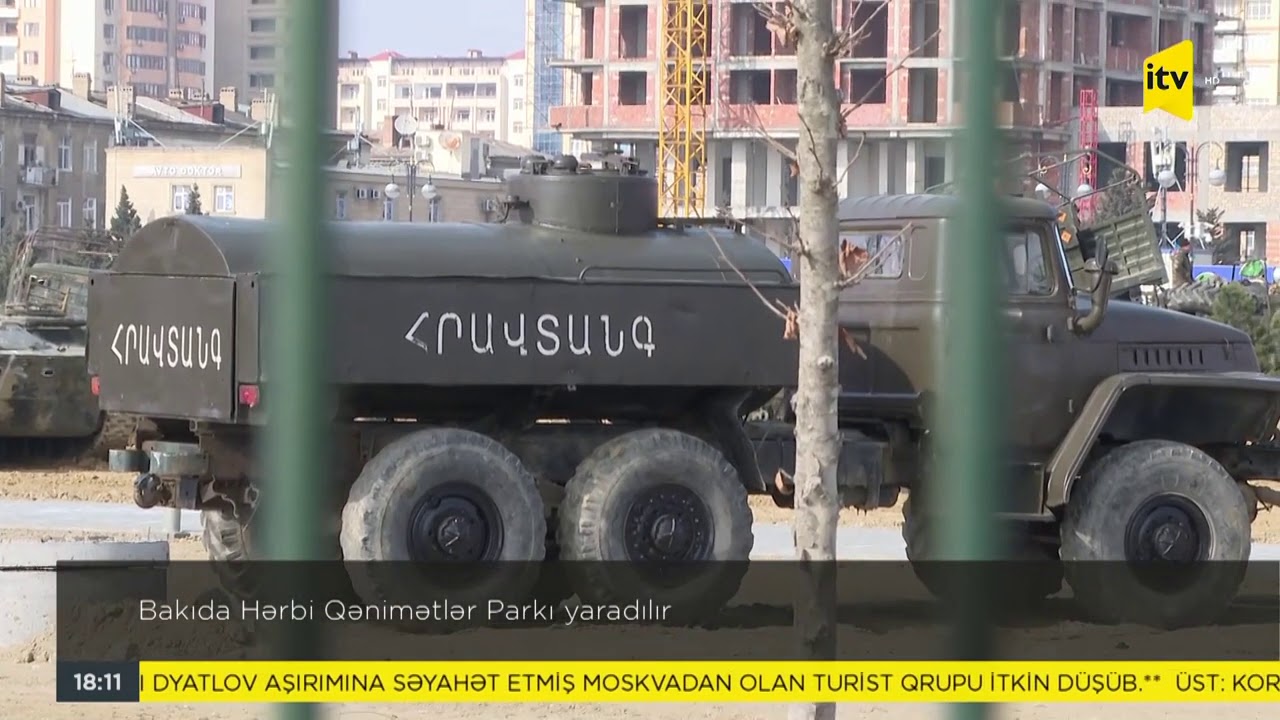 Bakıda Hərbi Qənimətlər Parkı yaradılır