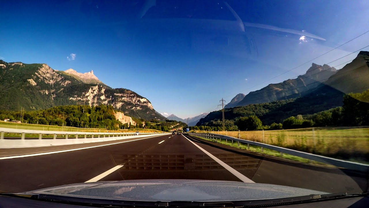 Driving Time-Lapse in Switzerland - From Vionnaz to the Vallon de Van - GoPro Hero4 Black Edition