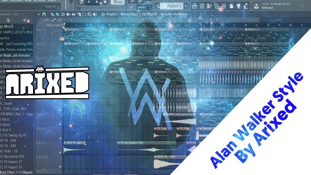 Alan Walker style - By Arixed [Free FLP]
