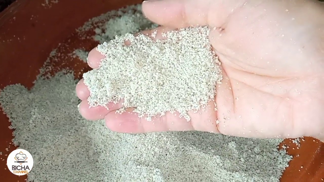 كسكس بدقيق ايلان لذيذ و  مقو للعظام couscous à la farine de millet délicieux et renforce les os