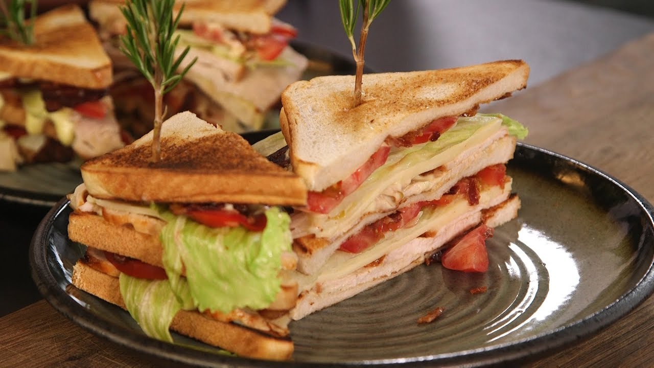Turkey Club Sandwich - amerikanischer Klassiker mit selbstgemachter Mayo | Das schnelle Gericht