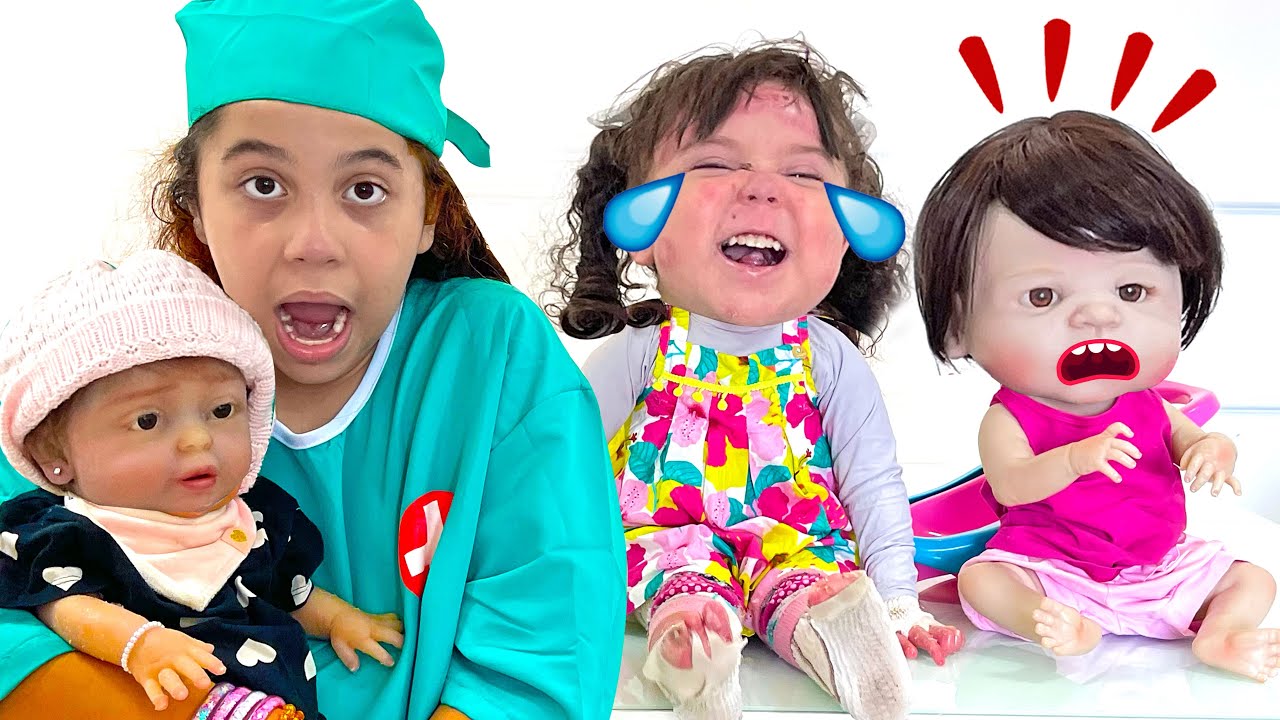 SARAH finge brincar de BABÁ POR UM DIA de uma creche !!!