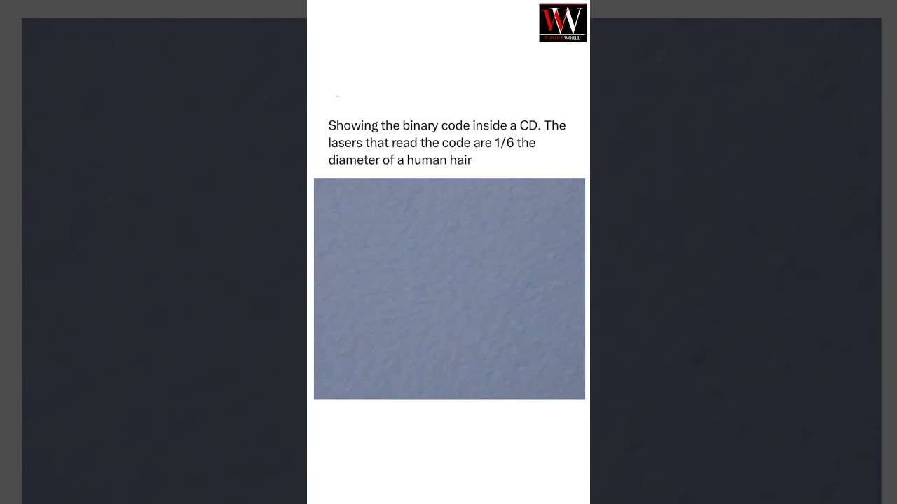 Binary code on CD 