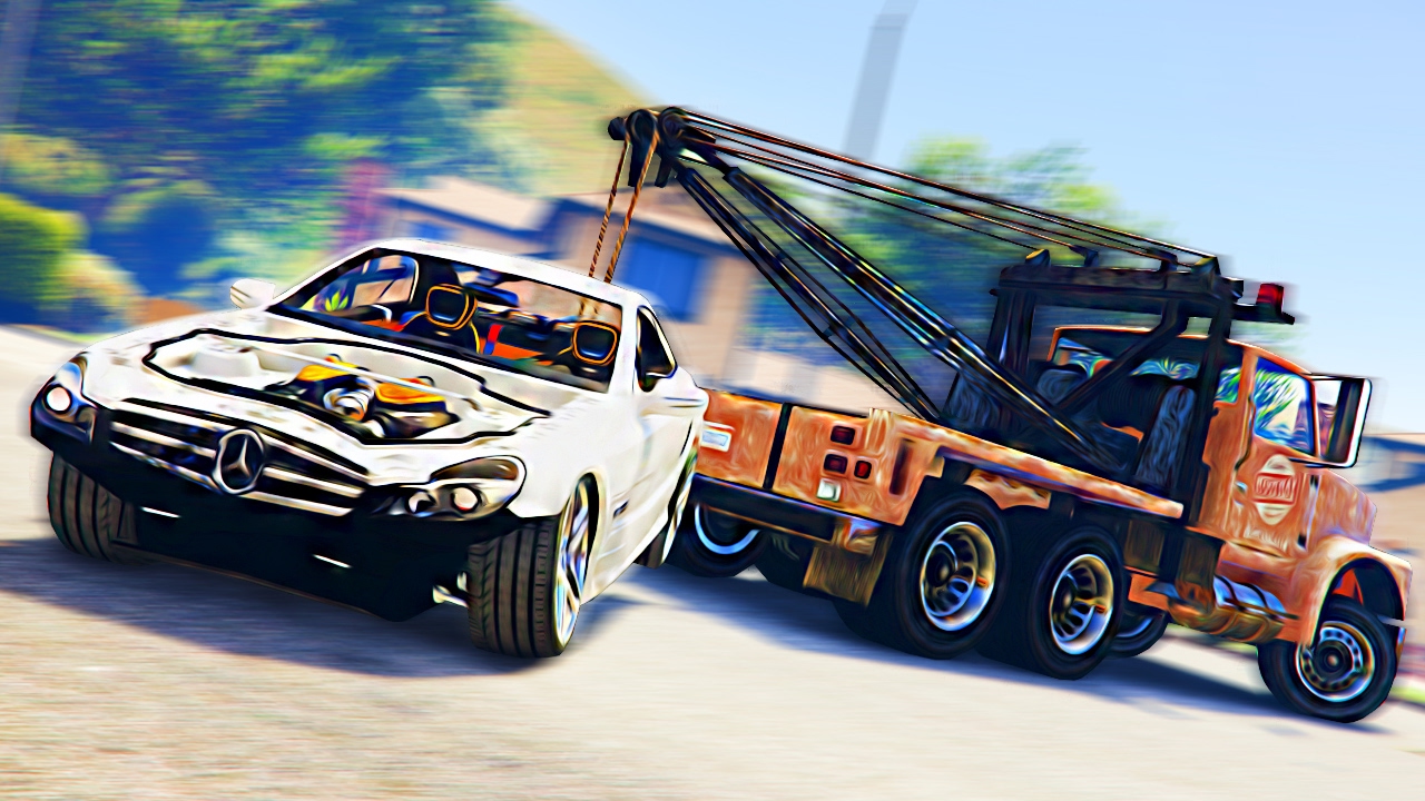 Реальная Жизнь в GTA 5 - КУПИЛ КОРЧ. ПОПАЛ НА ДЕНЬГИ. РАЗБОРКИ НА ДОРОГЕ.