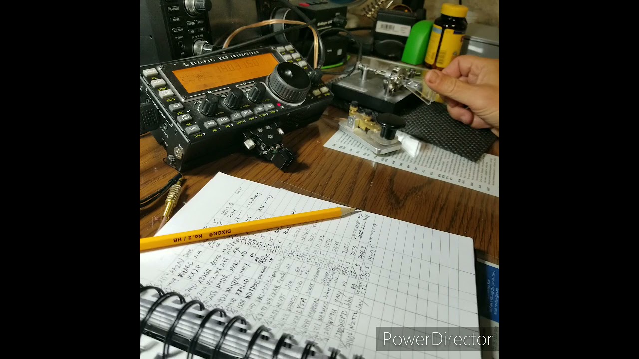 CW (MORSE) SLOW QSO QRP 20M 2021.10.27 16:23 Z