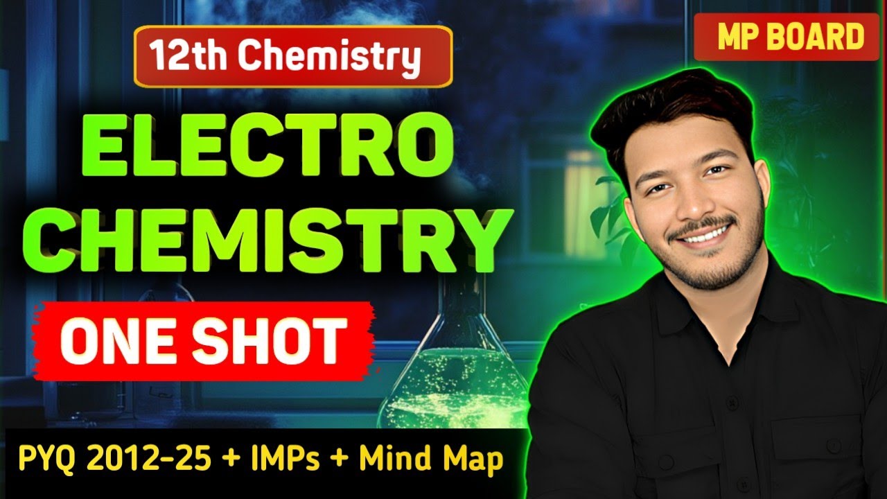 MP Board 12th Chemistry Chapter 02 Electrochemistry in one shot #mpboard