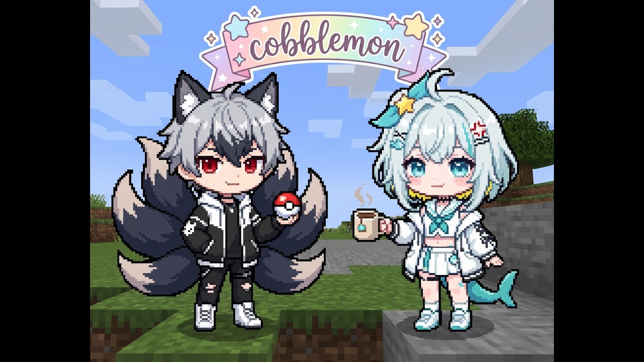 cobblemon #3 con yui leveleando pokemones