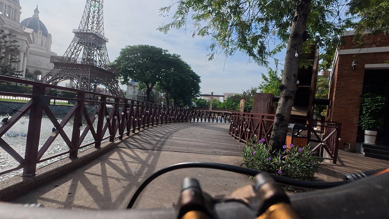Cycling Vlog Tour 021: Relaxing Bike Ride In The City, Street View | No Talking, Just Riding