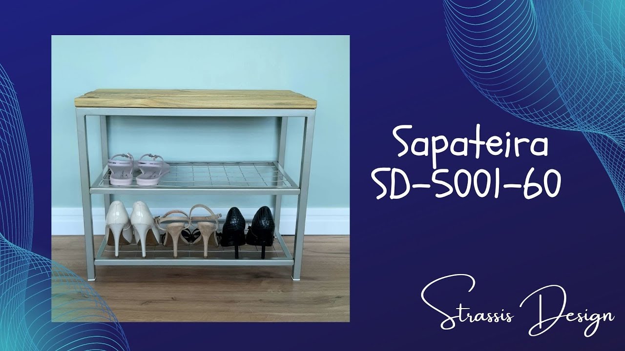 SAPATEIRA SD-5001-60 CHAMPANHE STRASSIS DESIGN