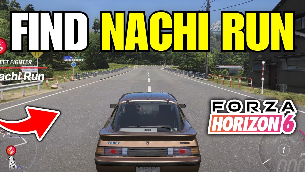 Как найти место проведения уличной гонки Nachi Run в Forza Horizon 6