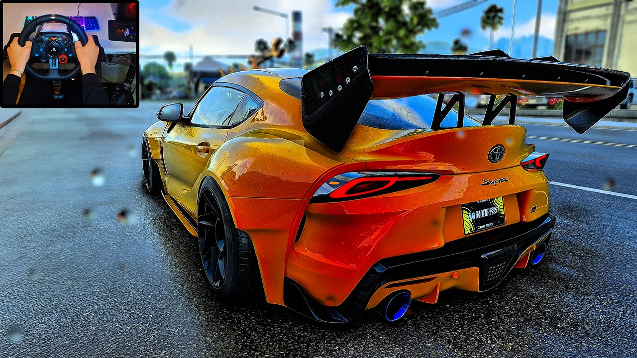 TOYOTA SUPRA GR | The Crew Motorfest | LOGITECH G29 STEERING WHEEL + LOGITECH shifter Gameplay