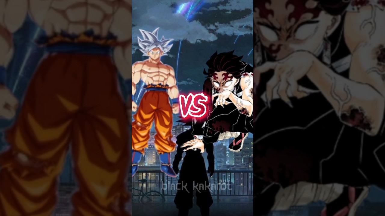 Who is strongest |Goku vs Tanjiro | #animelover #goku #demonslayer #shorts #viral
