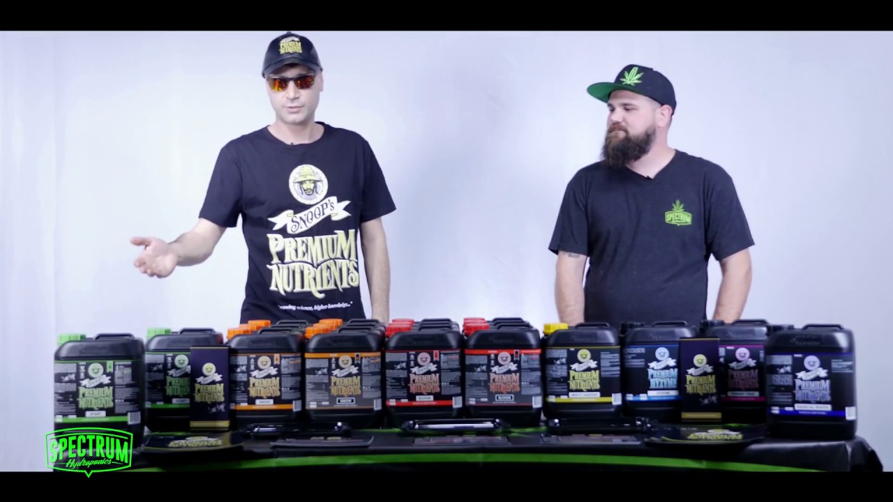 Питательные вещества премиум-класса от Snoop's | Spectrum Hydroponics