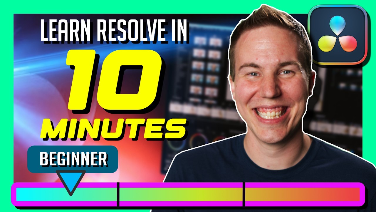 Освойте DaVinci Resolve всего за 10 минут!
