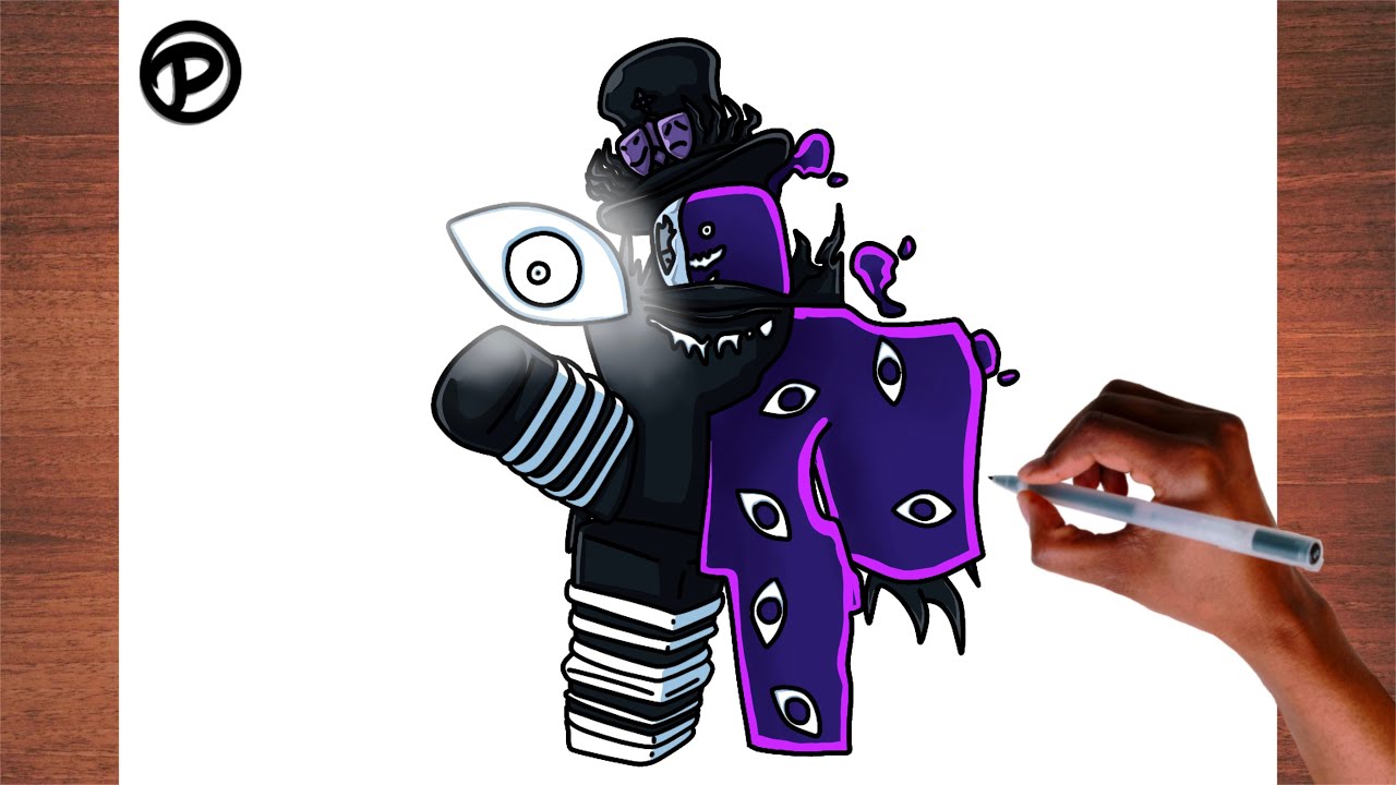 How to Draw UMBRA NOLI (Forsaken Roblox) Step by Step