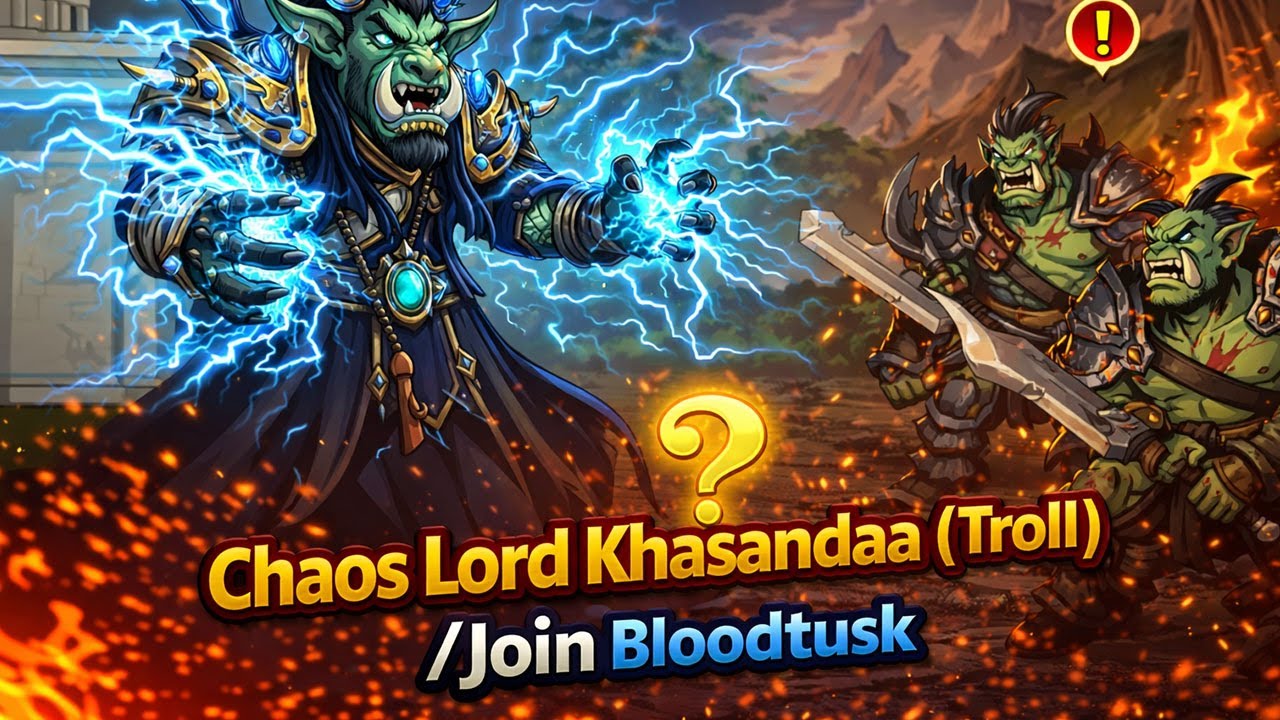 Walkthrought Chaos Lord Khasandaa (Troll) | EPS 2 (/Join BloodTusk)