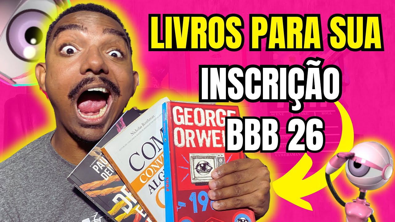 INSCRIÇÃO BBB 26: 4 LIVROS PRA TE AJUDAR NA COMUNICAÇÃO E AUTOCONHECIMENTO!!