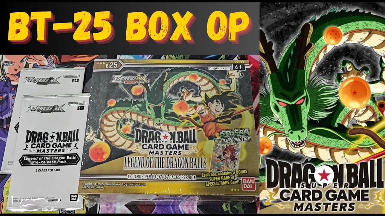 Legend of the Dragon Balls Box Opening : BT-25 Dragon Ball Super Masters