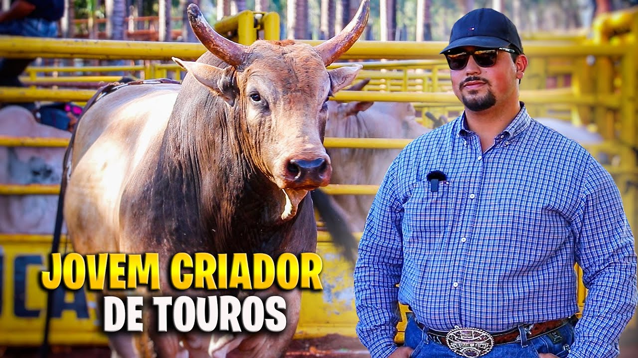 Cia de Rodeio LUCAS VALERIO, um jovem criador de TOUROS