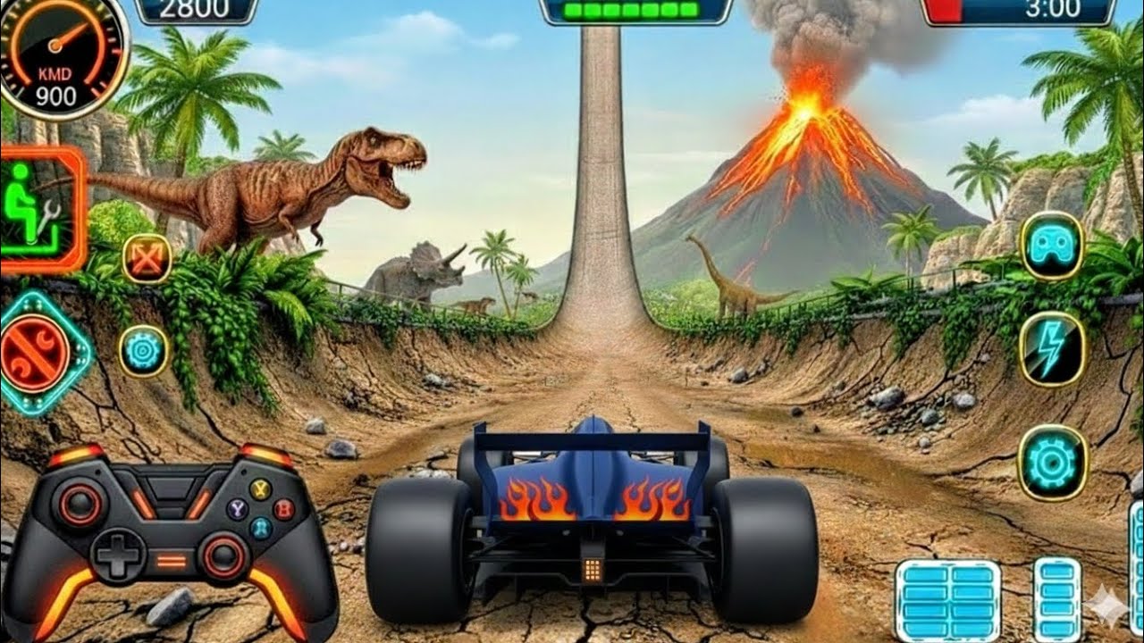 Ultimate Formula Car Racing Stunts 3D -Impossible Mega Ramp GT Car 3D - Android Gameplay