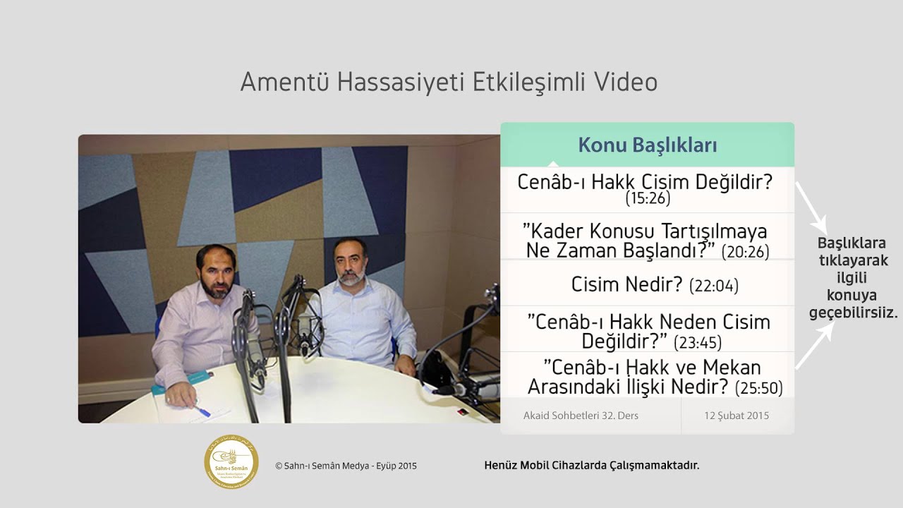 Ebubekir Sifil - Cenâb-ı Hakk'ın Sıfatları - Etkileşimli!