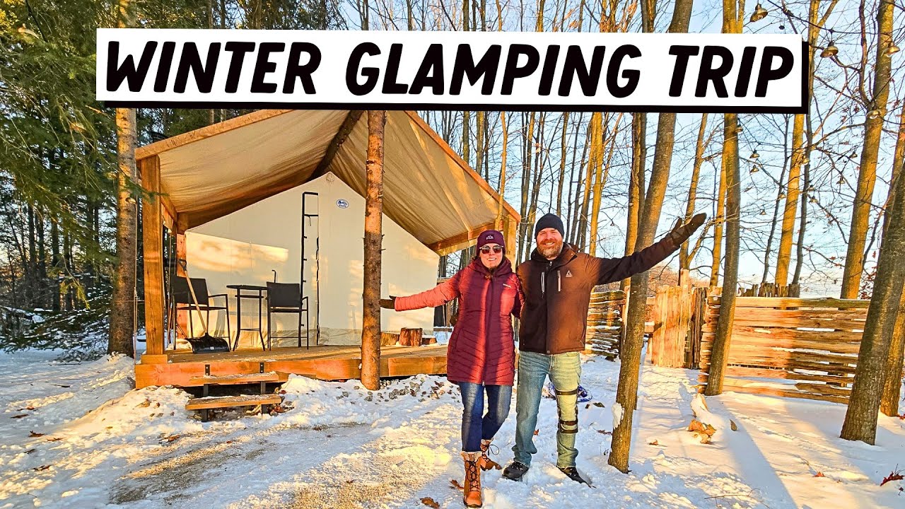 WINTER GLAMPING in Ontario | Mono Pines Glamping