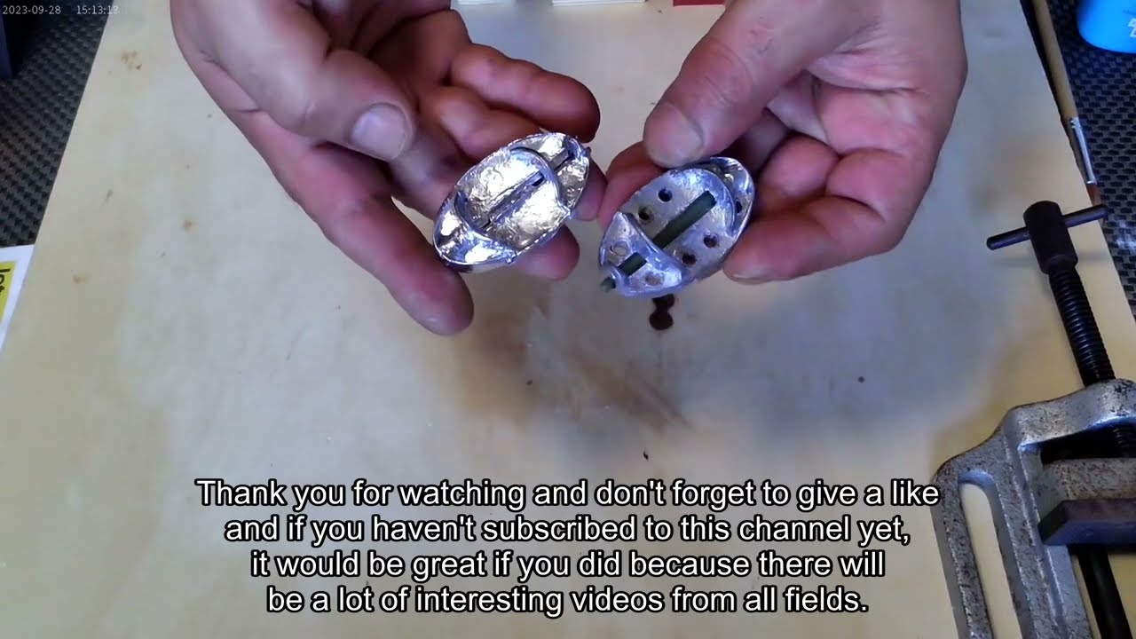 How  to make your own lead for method feeder fishing - Cum sa-ti faci  plumbul pentru method feeder.