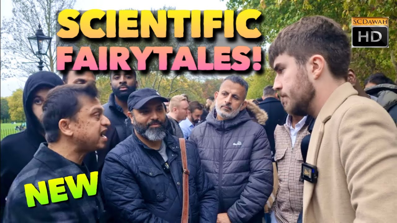 Scientific Fairytales! Mansur Vs Atheist | Speakers Corner | Hyde Park