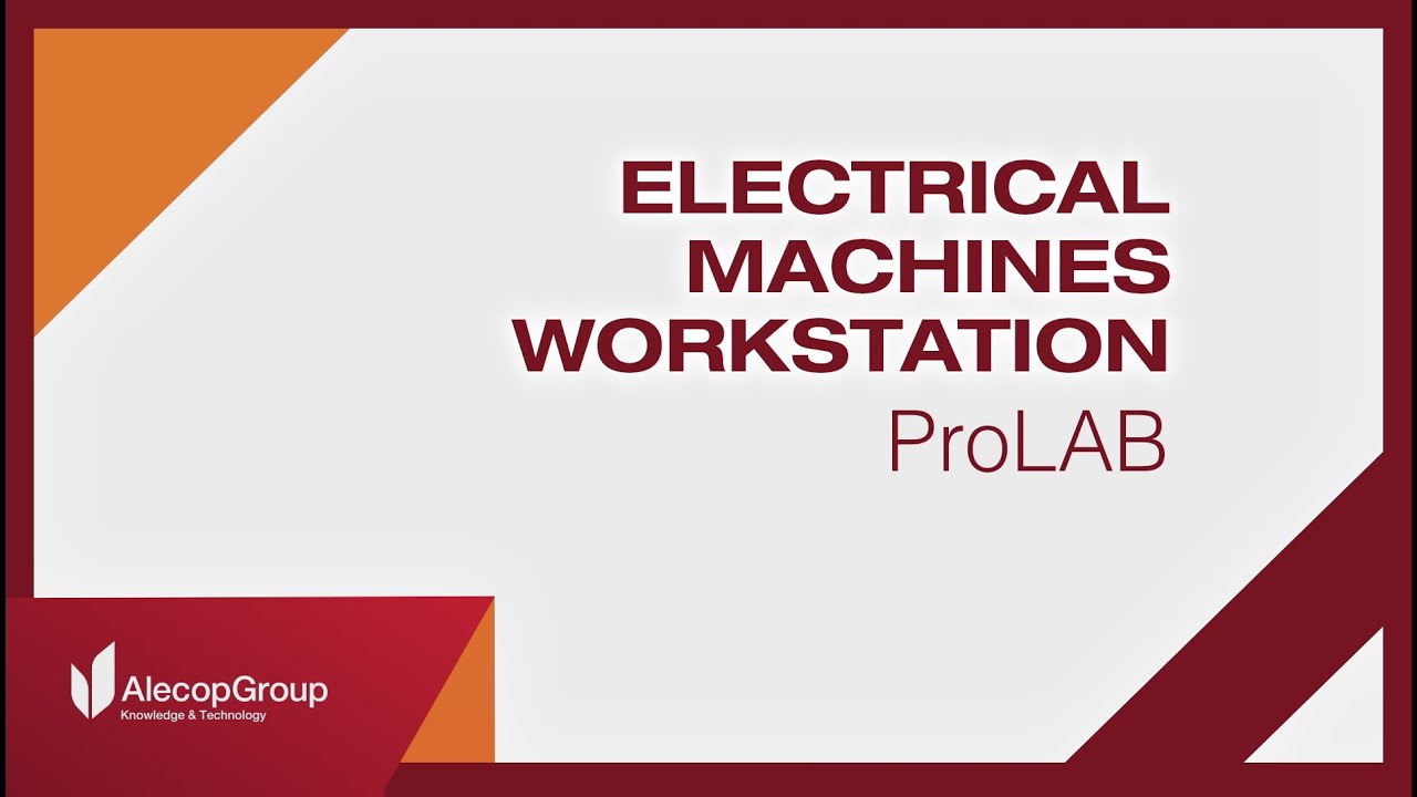 Electrical Machines Workstation - ProLAB by Alecop