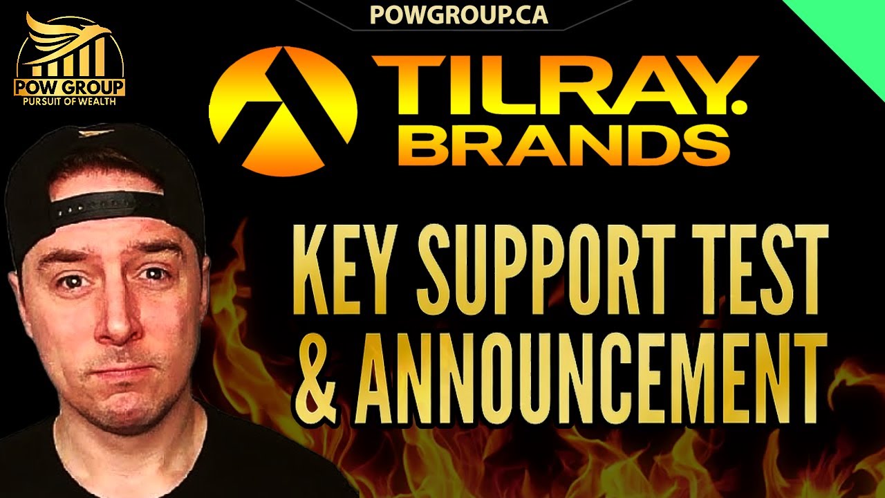 Тестирование поддержки ключевых брендов Tilray и интересное объявление