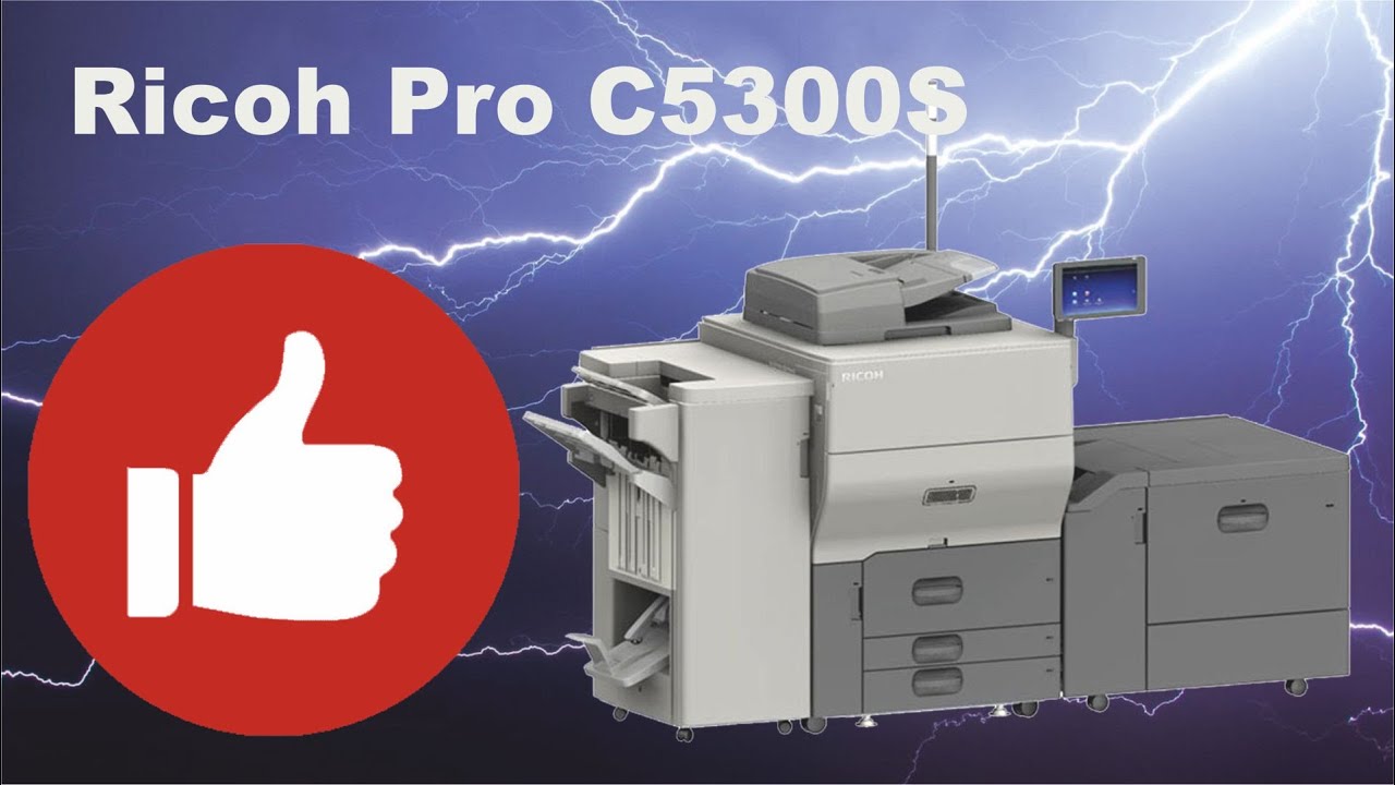 Профессиональный  обзор ЦПМ Ricoh Pro C5300S в сравнении с принтерами прошлого поколения.