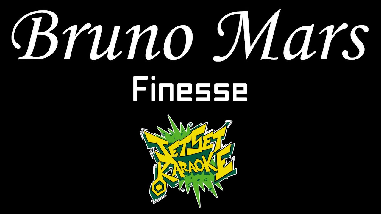 Bruno Mars - Finesse [Jet Set Karaoke]