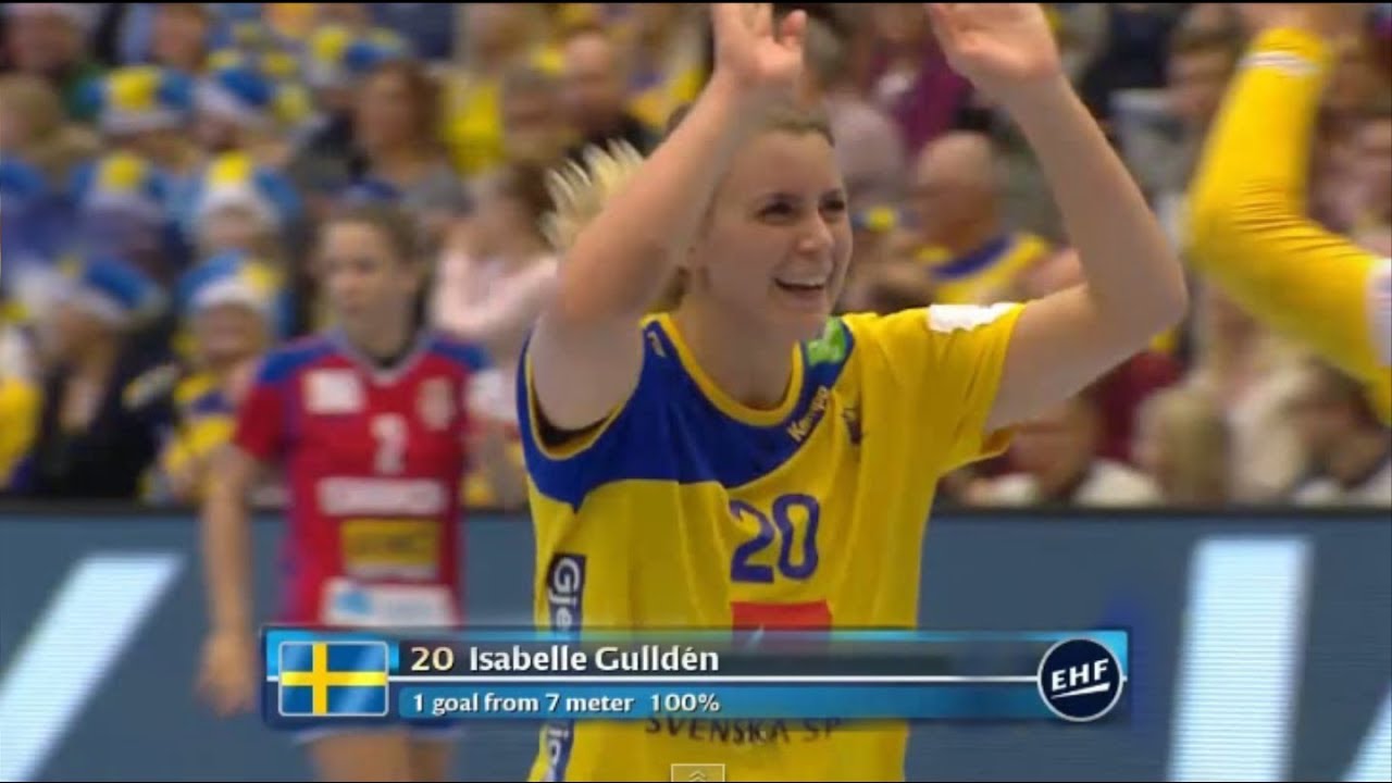 Sweden - Serbia första halvlek hemmamatchen EM Frakrike 2018