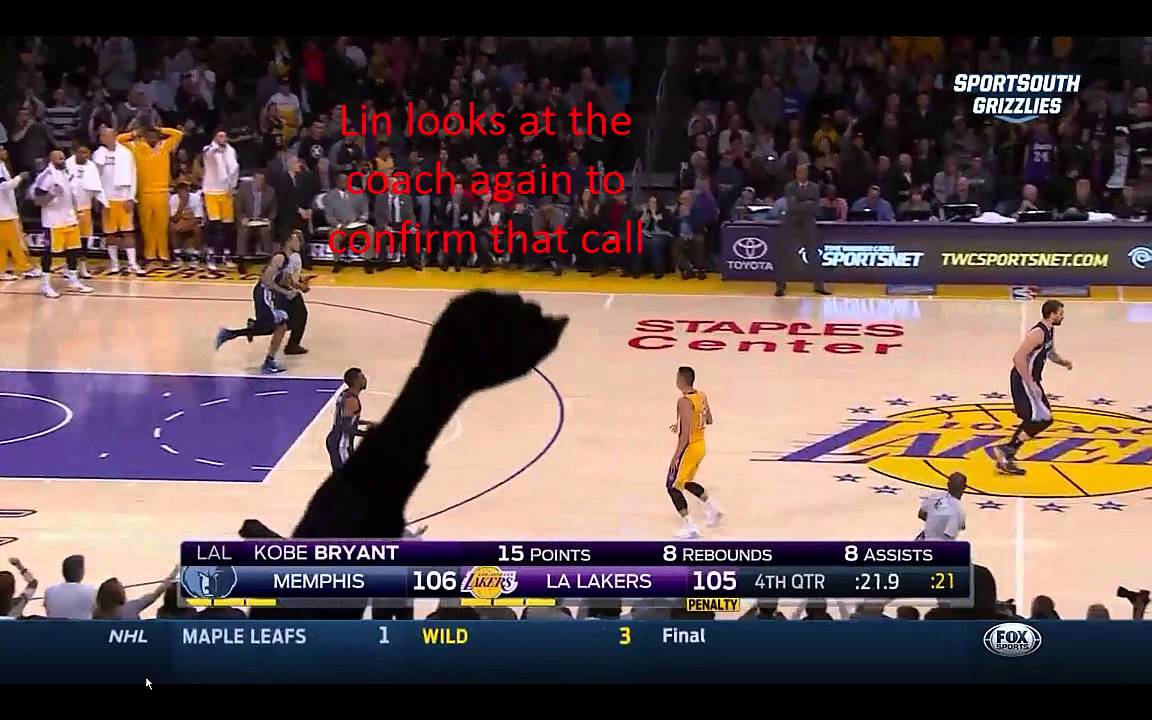 Lakers vs Grizzlies - Breaking Down Why Jeremy Lin Doesn't Foul