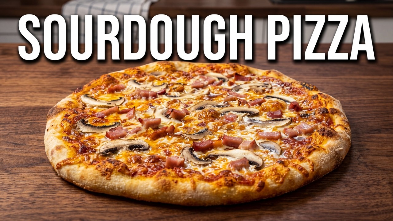 Quick Sourdough Pizza Dough | No Extra Yeast Required