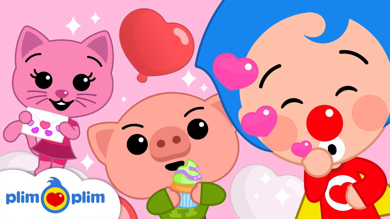 Sharing is Caring 😊 Sweet Songs about Kindness ❤️  Kids Songs & Nursery Rhymes by Plim Plim